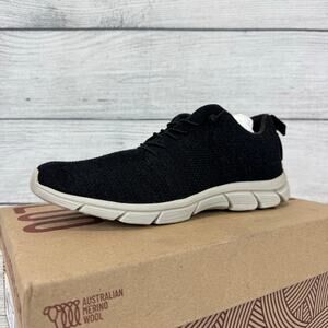 Woolloomooloo Men's Fraser ll Merino Wool Gray Slip On Sneakers Size 9-9.5